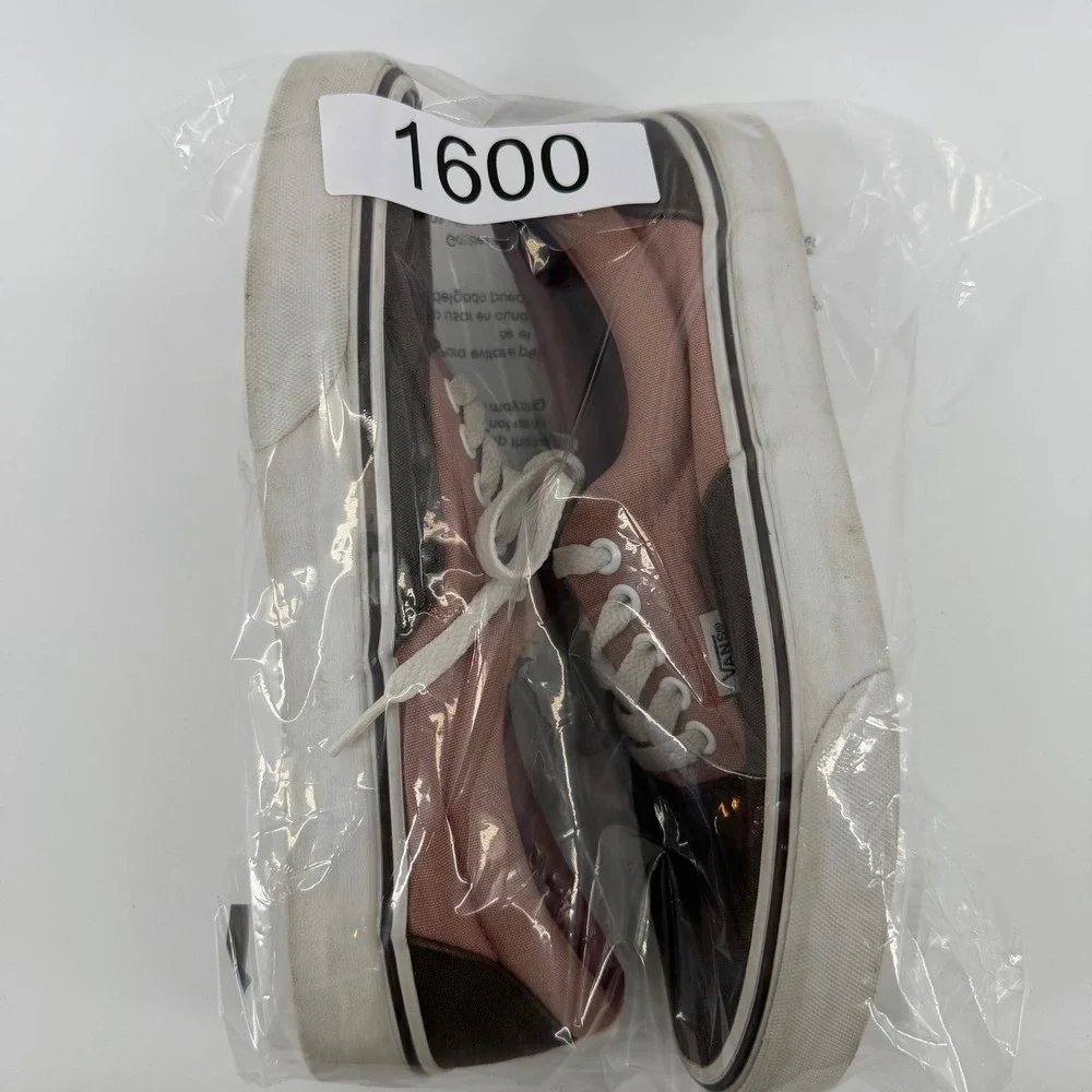 Vans Era Low Top Skate Shoes Mens 8 Brown Rose Pink Canvas Womens 9.5‎ Classic